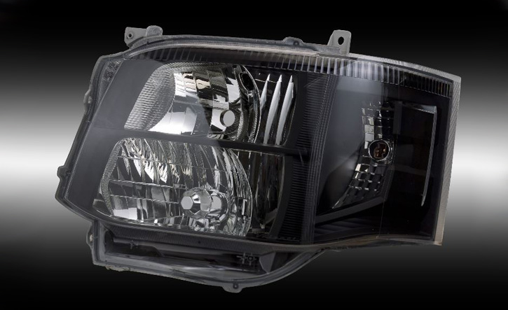 ハイエース1〜3型用ジュエル純正ルック・ヘッドライト VALENTI