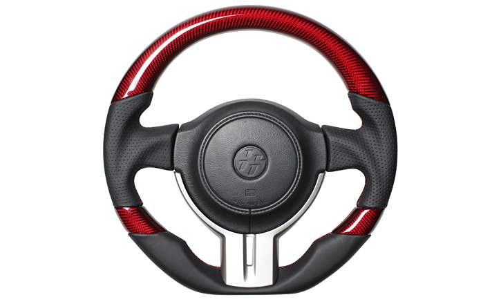 86・BRZ(ZN6系・ZC6系前期)用Dライン・カーボンステアリング REAL