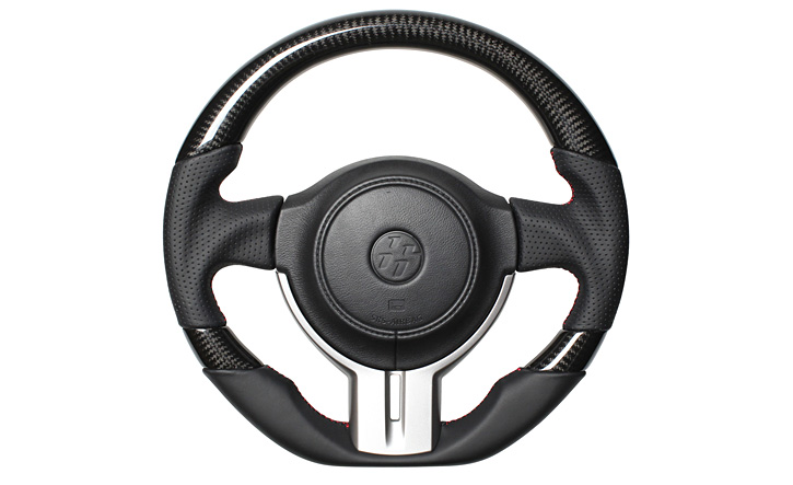 86・BRZ(ZN6系・ZC6系前期)用Dライン・カーボンステアリング REAL