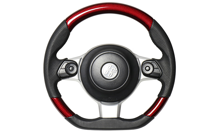 86・BRZ(ZN6系・ZC6系後期)用Dライン・カーボンステアリング REAL