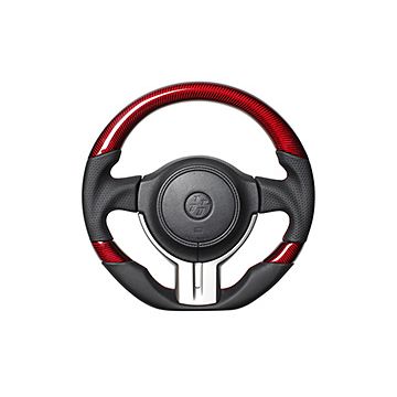86・BRZ(ZN6系・ZC6系前期)用Dライン・カーボンステアリング REAL