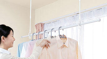 フレクリーン ランドリーラック｜住宅設備｜商品紹介｜オークス