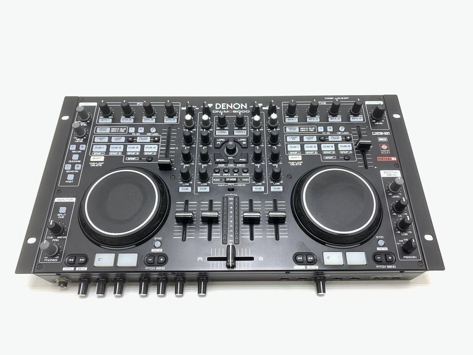 DENON DN-MC6000 MIXER 4 Deck DJ Controller USB WORK with Original