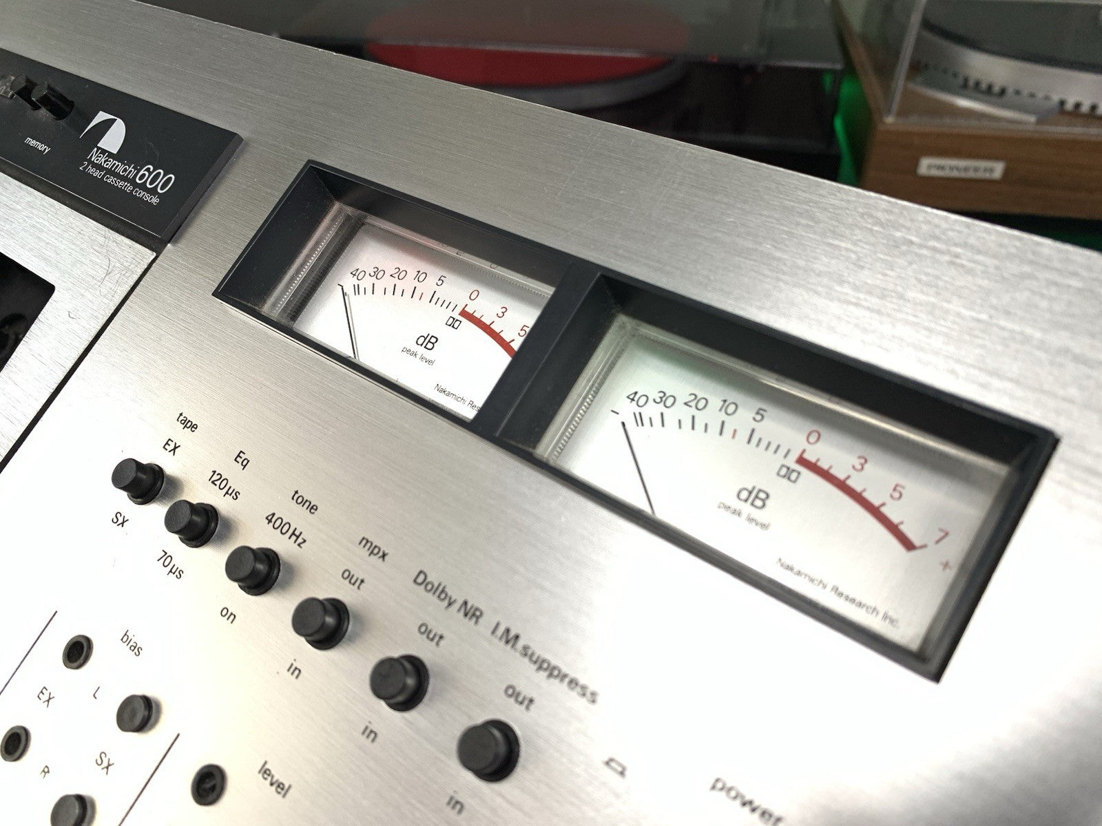 NAKAMICHI 600 High End 2 Head Cassette Tape Deck Vintage 1975 WORK