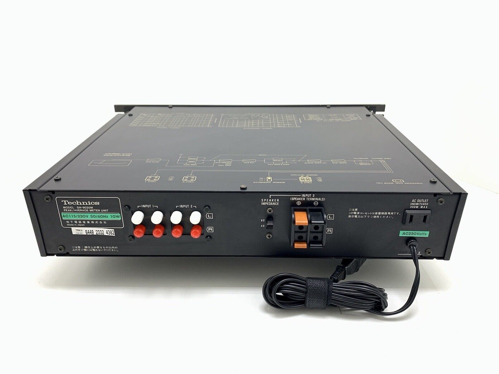 TECHNICS SH-9020 RARE Peak Average Meter Unit Vintage 1977