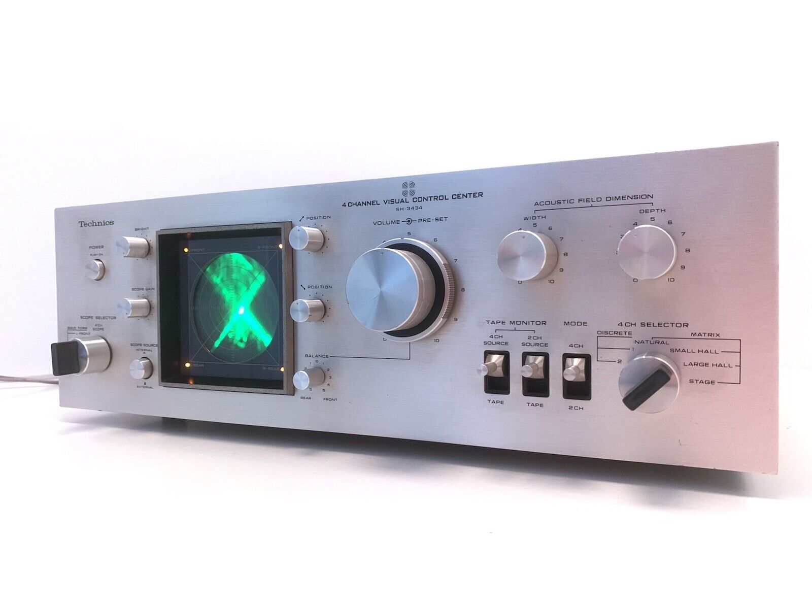 TECHNICS SH-3434 Audio Scope 4 Channel RARE Hi Fi Vintage 1973