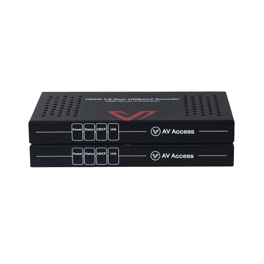 AV Access 4K HDMI HDBaseT Extender, 2-Way IR, PoE & RS232