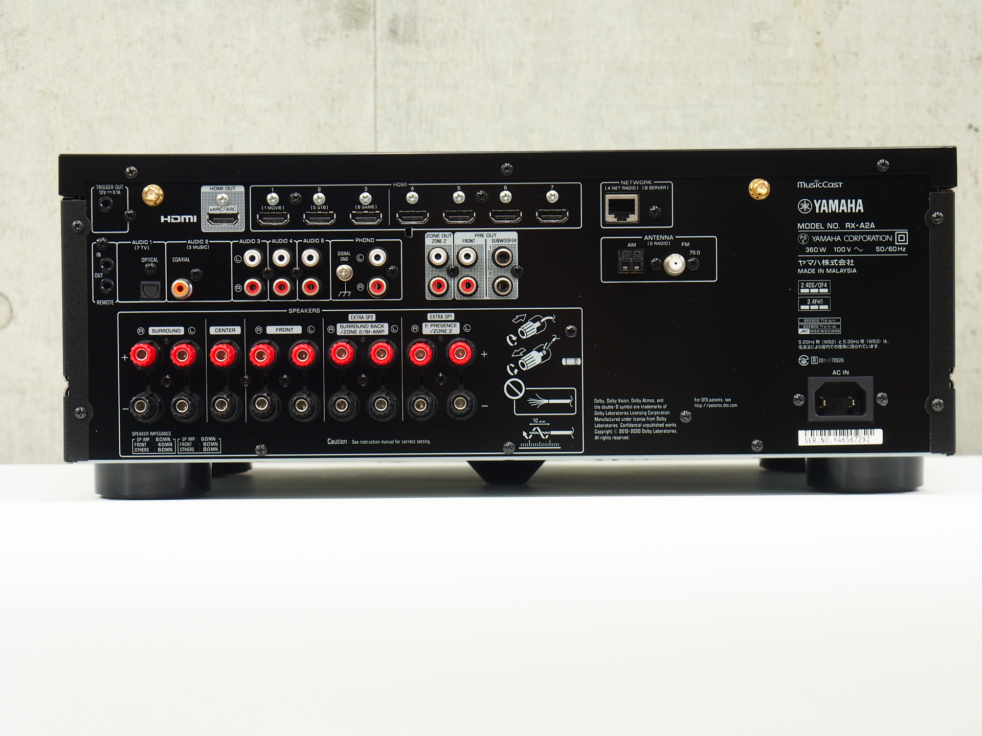 アバックWEB-SHOP / 【中古】YAMAHA RX-A2A【コード01-09762】AVアンプ