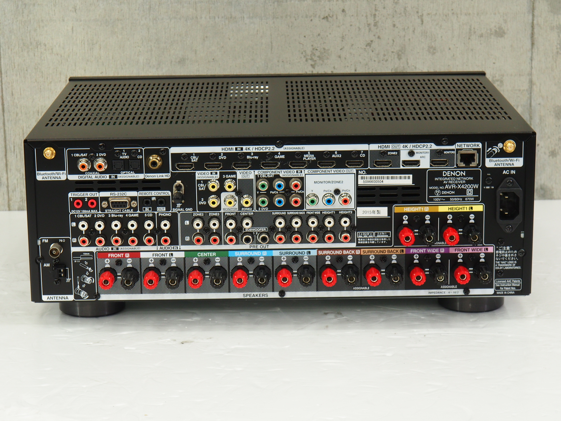 アバックWEB-SHOP / 【中古】DENON AVR-X4200W【コード01-10887】AVアンプ