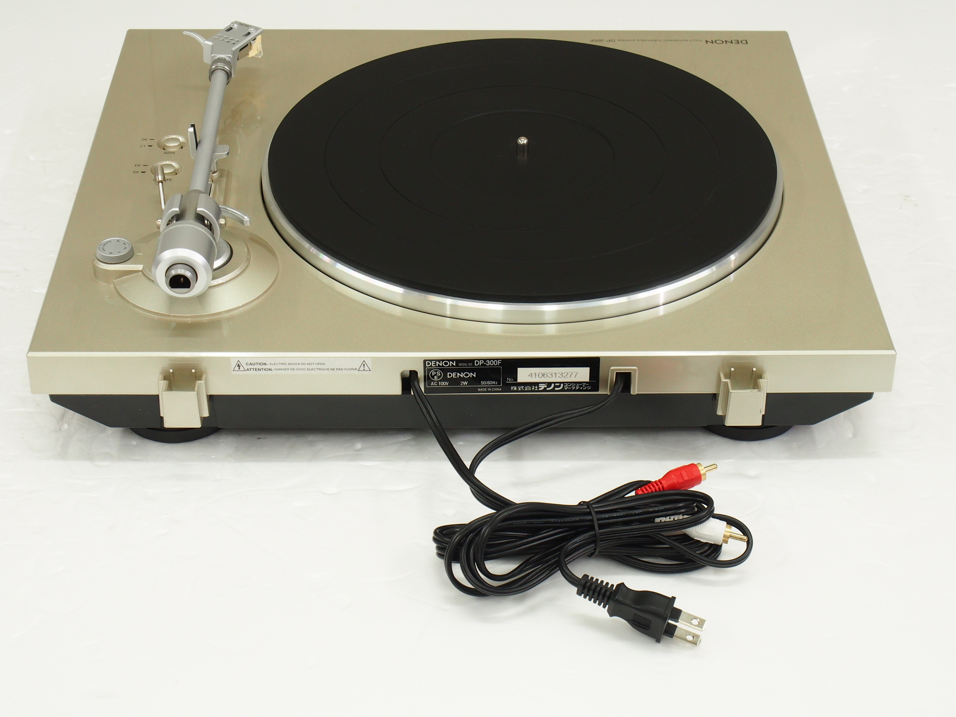 DENON DP-300F レコードプレーヤー【ジャンク／新品ベルト交換済