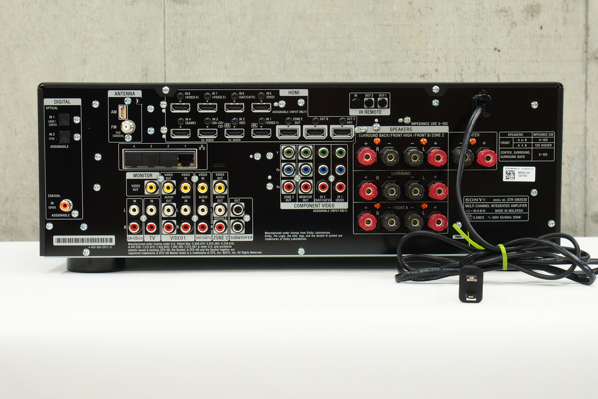 アバックWEB-SHOP / 【中古】SONY STR-DN2030【コード01-11476】AVアンプ