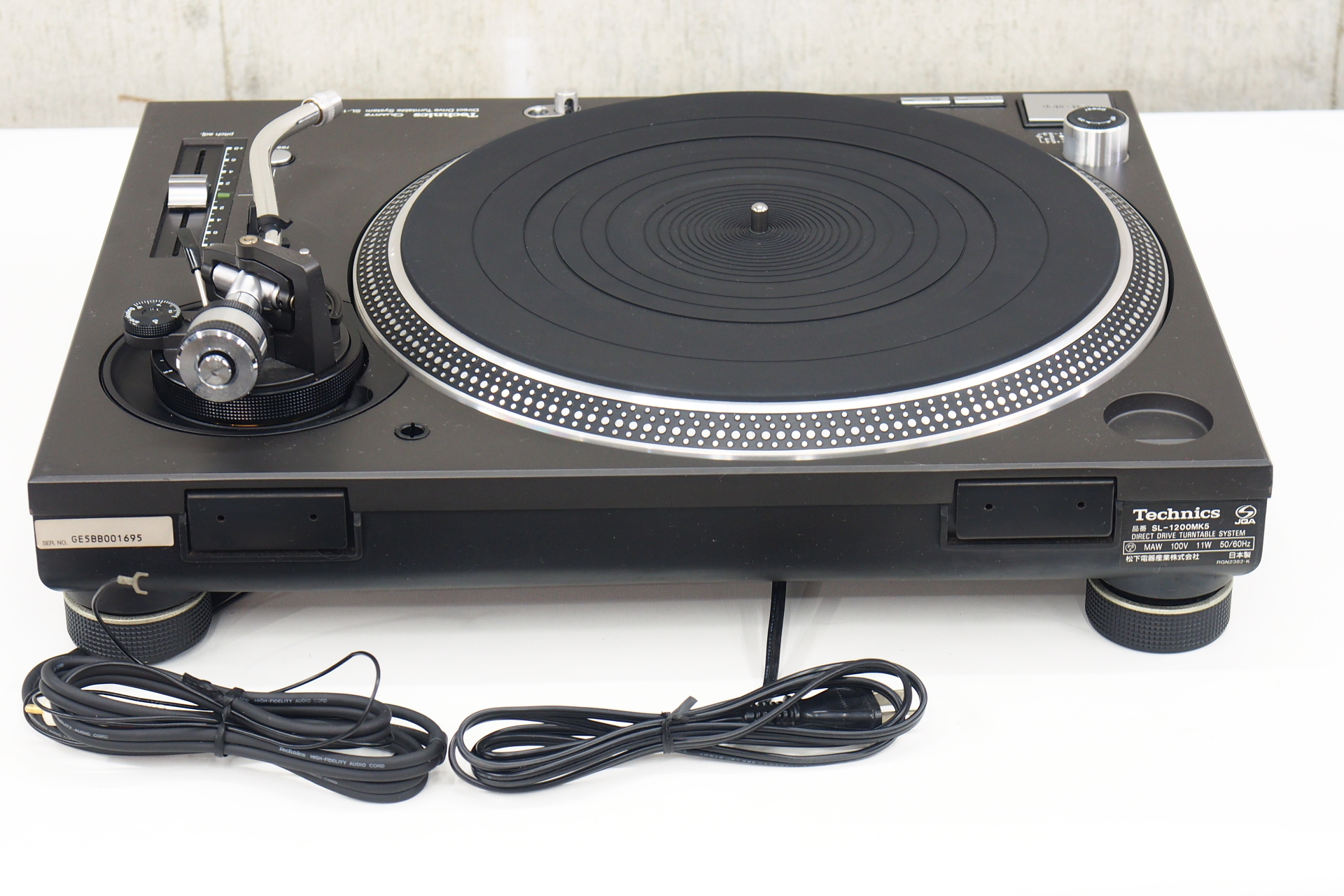 アバックWEB-SHOP / 【中古】Technics SL-1200MK5(K)【コード01-09209