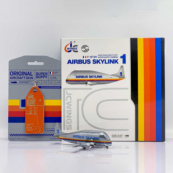 JC Wings X Aviationtag Super Guppy Edition 1:400 - Aviamart.com