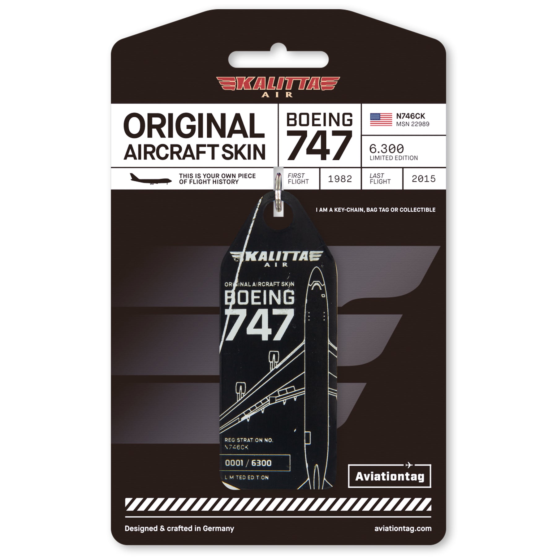 Aviationtag x Kalitta Air: Limited Boeing 747 N746CK Aviation Tag