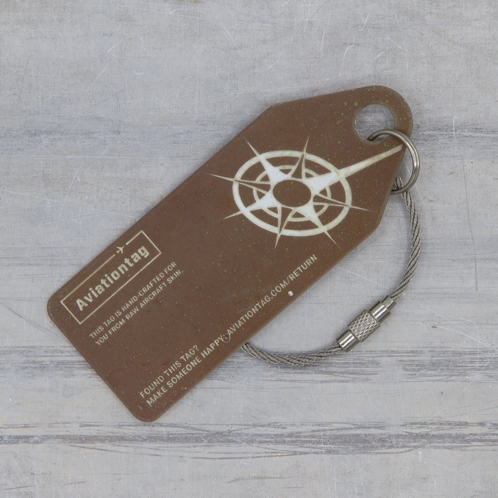 Aircraft Skin Tags | Air North Boeing 737 C-GNAU Keychain