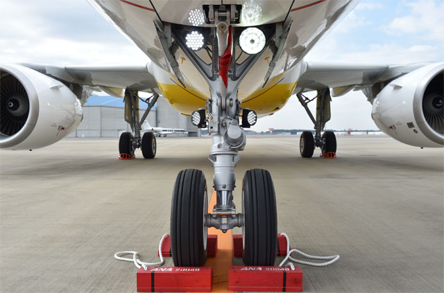 バニラエア、全LEDの8号機到着 伊製本革シートの新仕様機