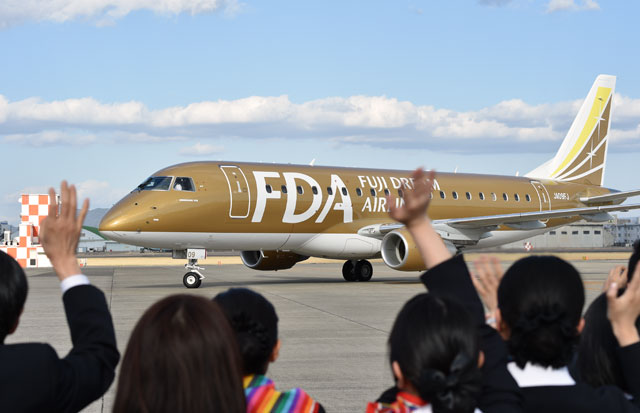 FDA、9号機はゴールド ウイングレット大型化で燃費改善