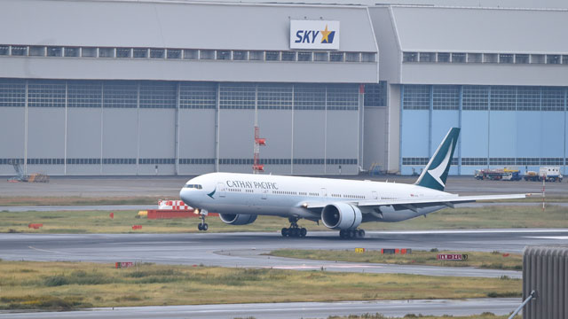 キャセイパシフィック航空、新塗装機が羽田到着 写真特集・シンプル