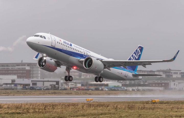 ANA A320-200 全日空 エアバス JA8997心ひとつに！行こう ANA A320-200