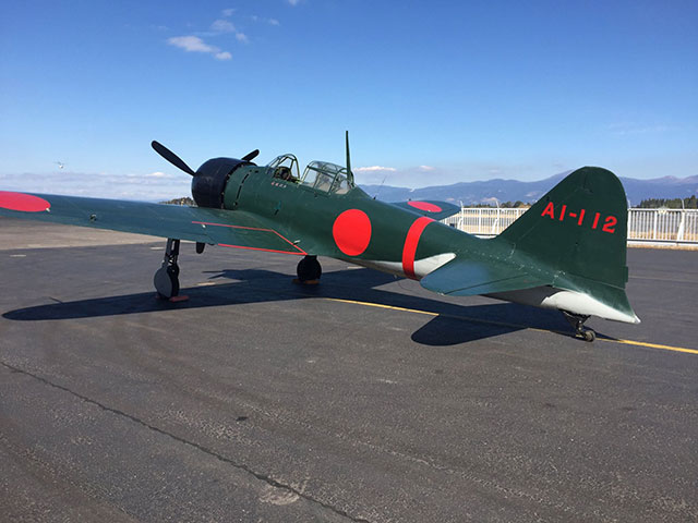 零戦、鹿児島上空を飛行 27日から3日間