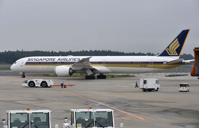 み*る様 シンガポール航空 ボーイング787-10 フラップダウン仕様 み*る