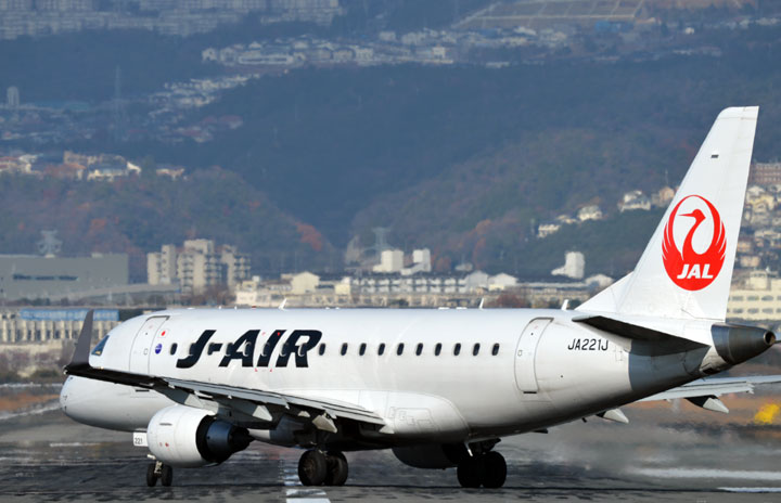 ジェイエア、E170不具合は8機に 14日は1便欠航