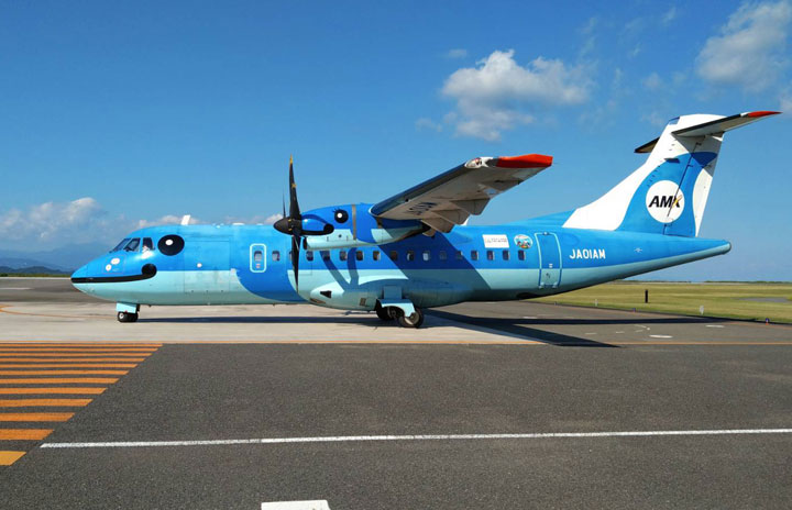 天草エア「みぞか号」運航復帰 避難先仙台から帰還