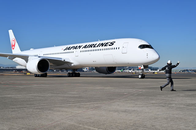JAL A350-1000、2号機が羽田到着 就航後は毎日運航