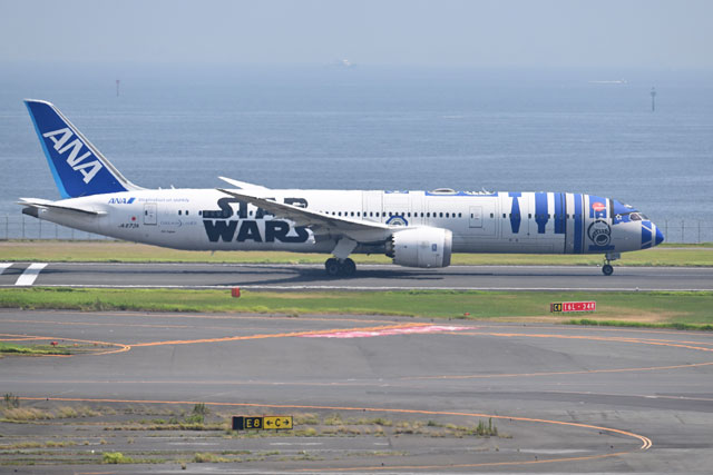 ANA、R2-D2ジェット羽田発ラストがワシントンD.C.へ 7日着で特別塗装終了