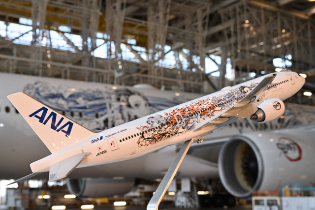 ANA、鬼滅の刃3号機777公開 10/3初便は福岡へ