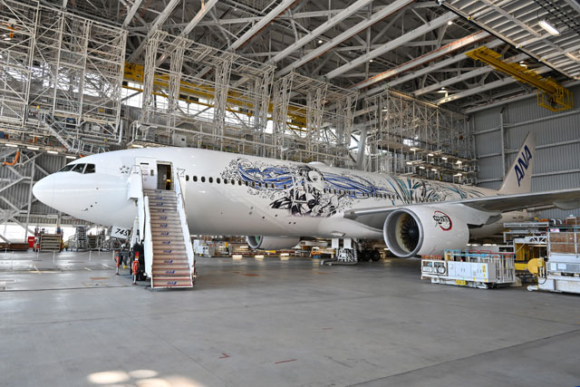 ANA、鬼滅の刃3号機777公開 10/3初便は福岡へ