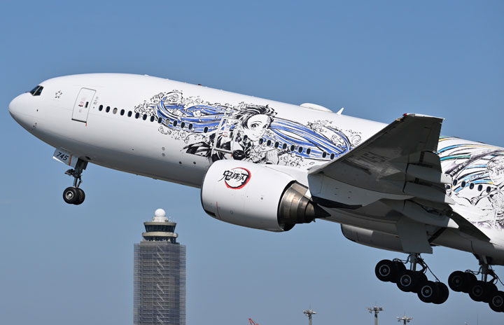 ANA鬼滅の刃、777″参”が4/9終了 3/31-4/7は便固定