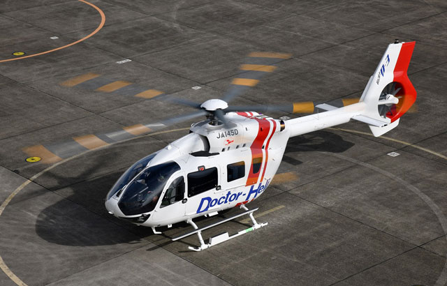 川重、セントラルヘリに2機目のBK117 D-3納入 ドクヘリに