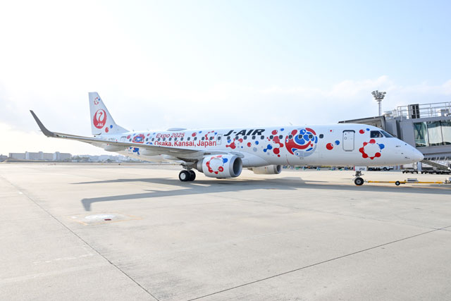 JAL、787でも「ミャクミャクJET」 6/3から国際線