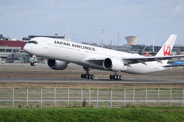 JAL A350-1000、10号機がトゥールーズ離陸 7/18午後に羽田着
