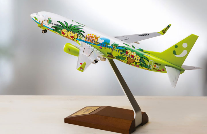 ソラシドエア、ナッシージェットのモデルプレーン 機内販売と通販で