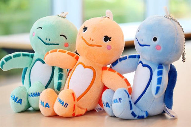 ANAホヌのキーホルダー、オレンジのラーも発売 A380 3号機就航記念、3