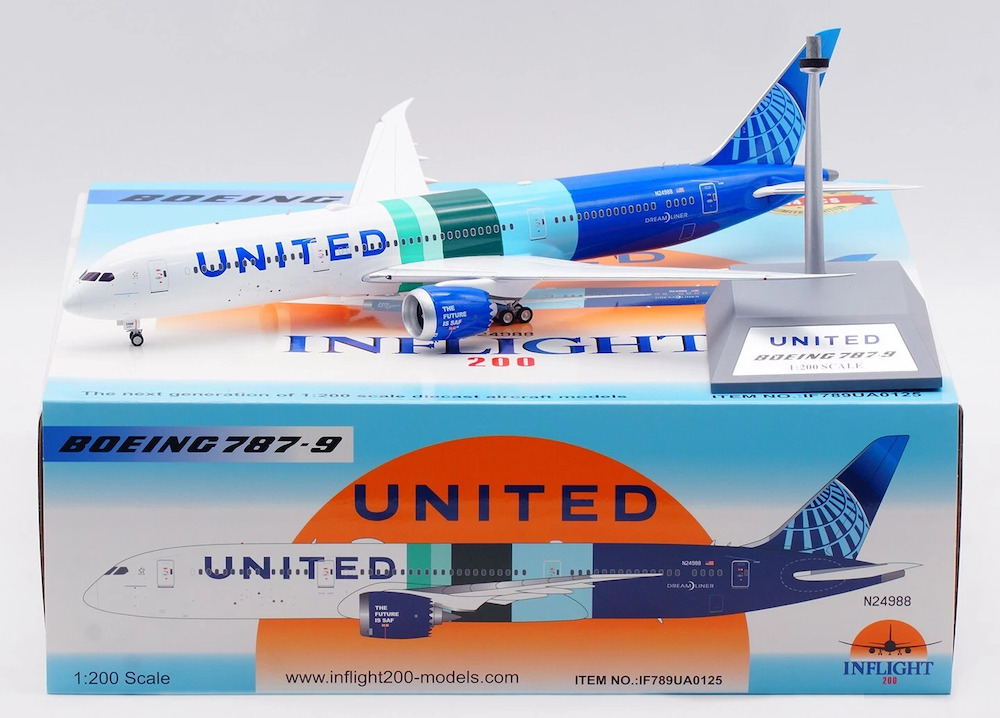 Inflight 200 IF789UA0125 Boeing 787-9 Dreamliner United Airlines
