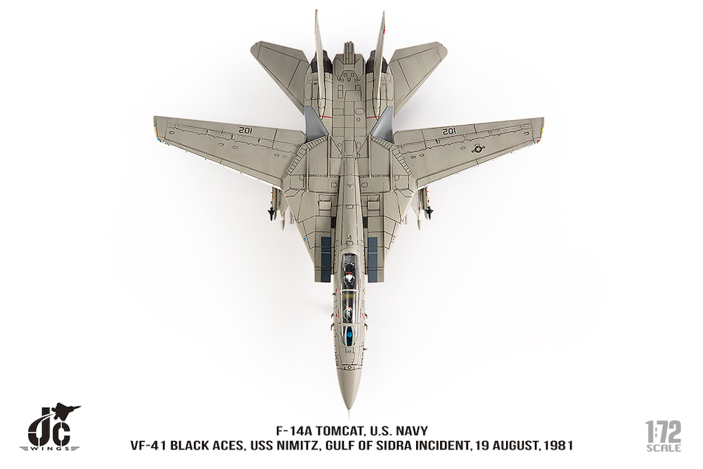 JC Wings JCW-72-F14-017 Grumman F14A Tomcat US Navy VF-41 Black A