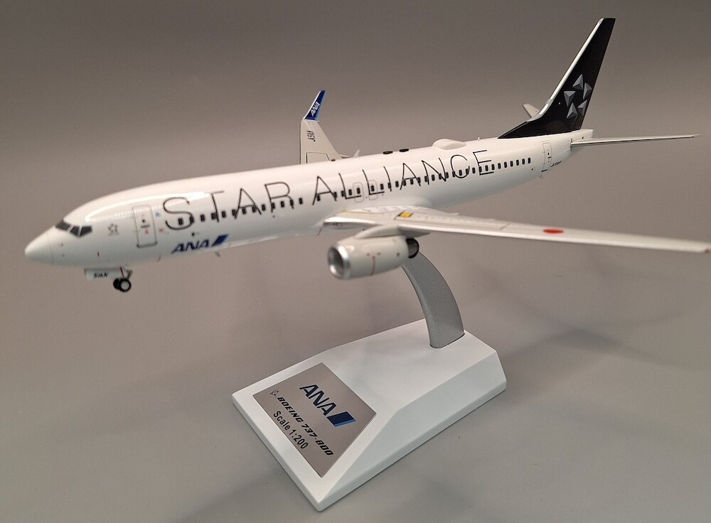 JFOX 1/200 ANA B737-800 JA51AN 完成品 JFOX 1/200 ANA B737-800