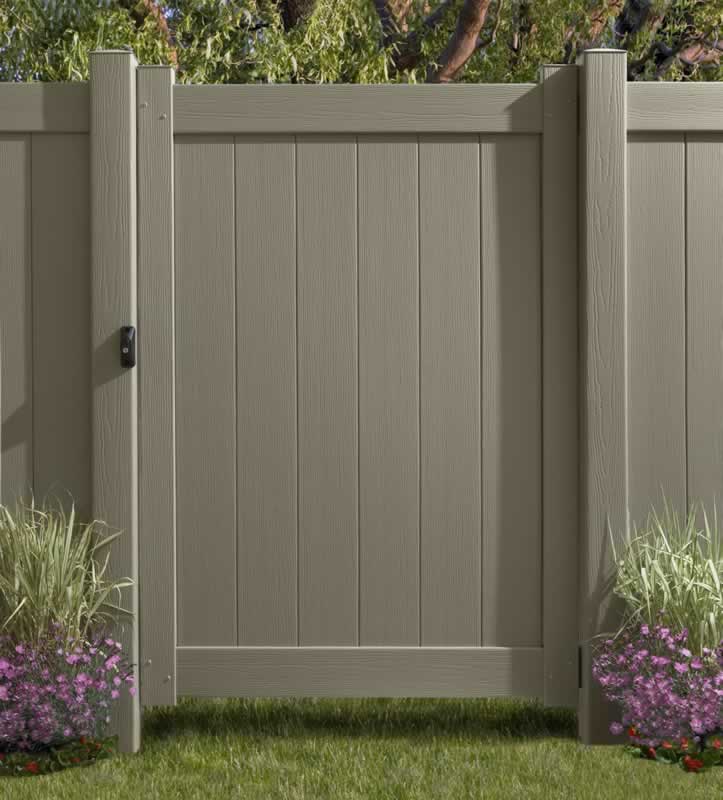 Chesterfield Bufftech Timber Grain Gate - Natural Clay - A Vinyl