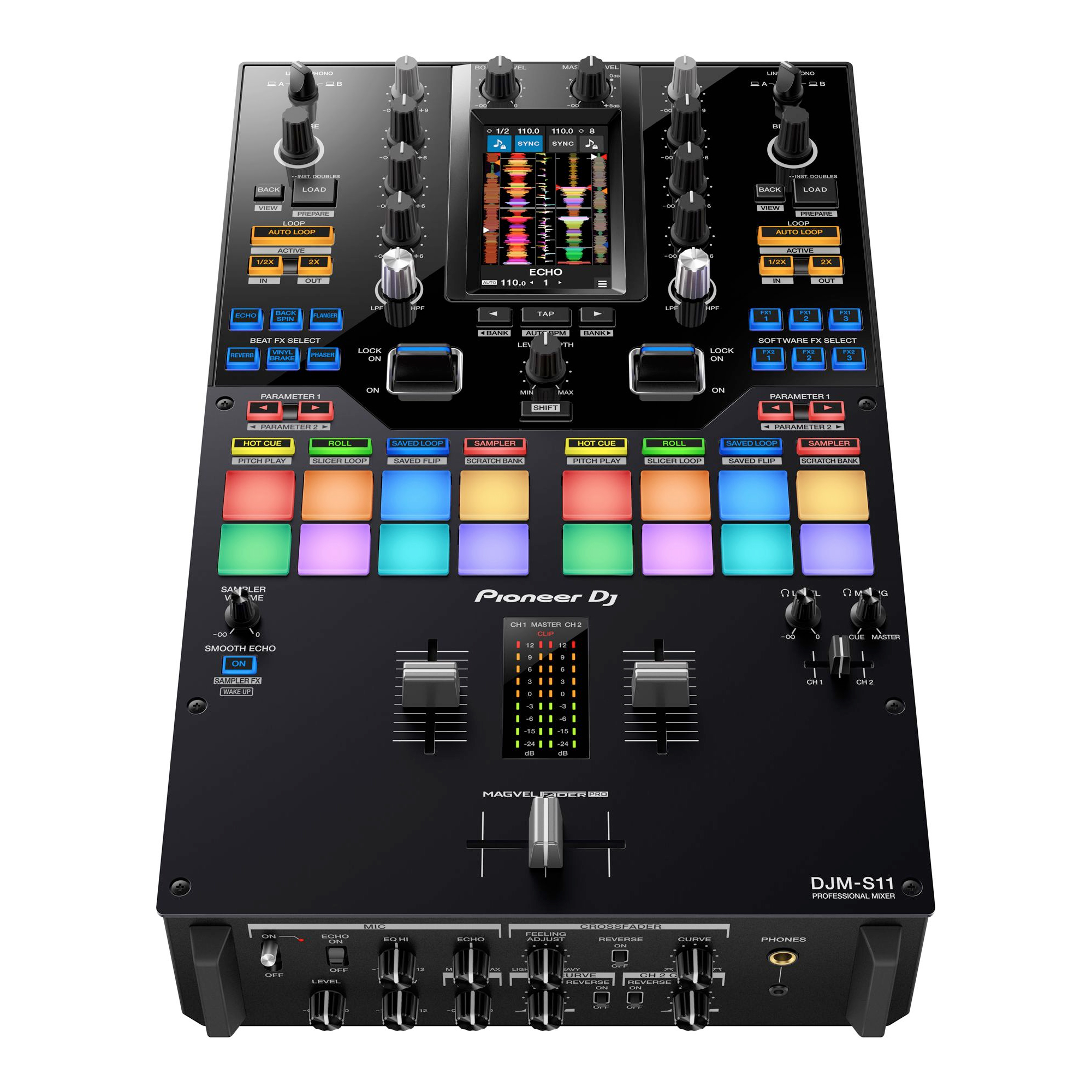 Pioneer - DJM-S11 2-Ch. Scratch Mixer for Serato & rekordbox