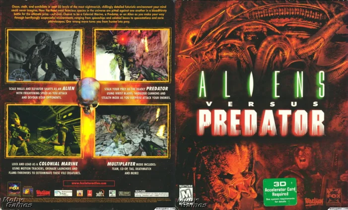Aliens versus Predator (AvP1) (1999) (Fox, Rebellion) (PC) - AvPGalaxy