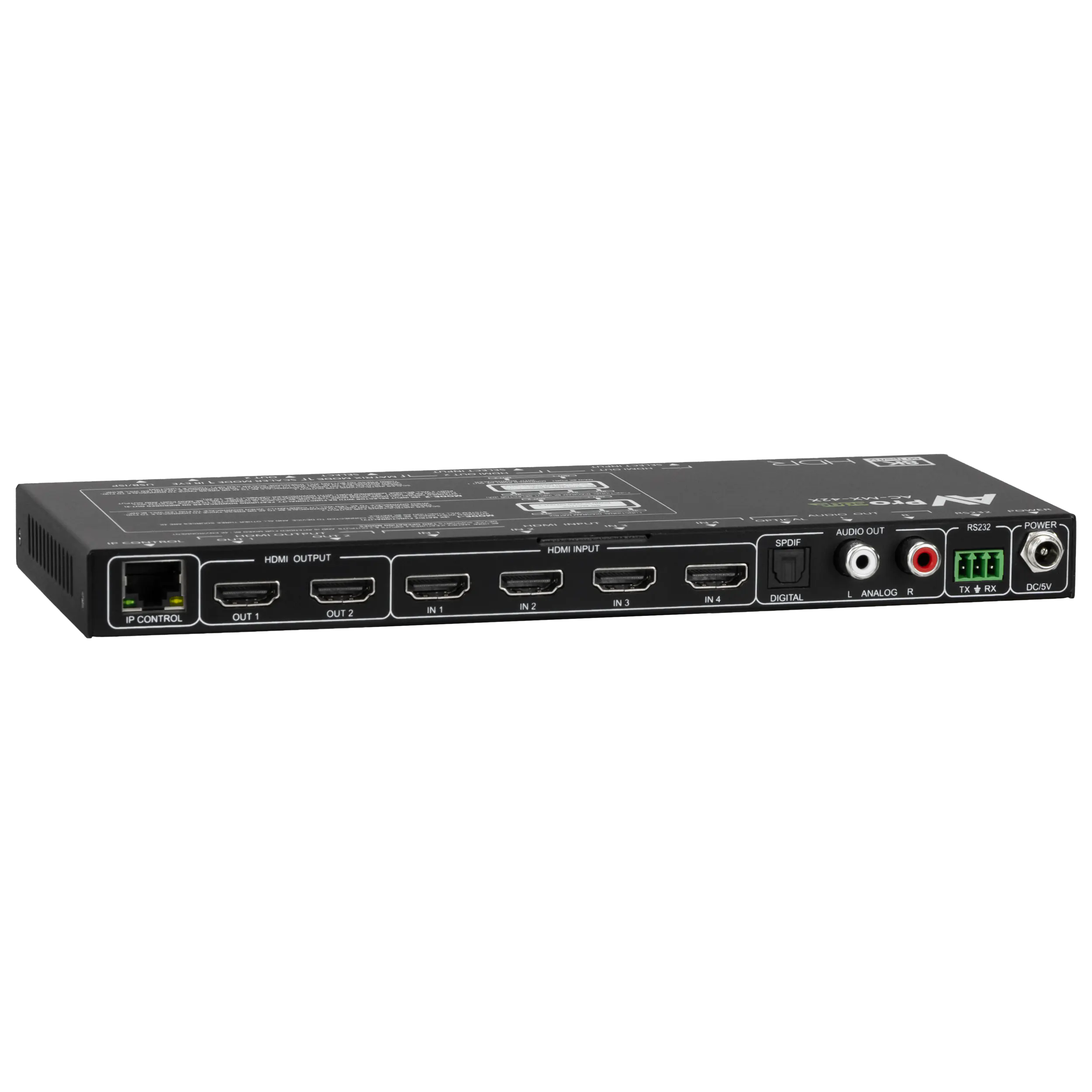 40Gbps 8K 4x2 HDMI Matrix Switcher – AVPro Global
