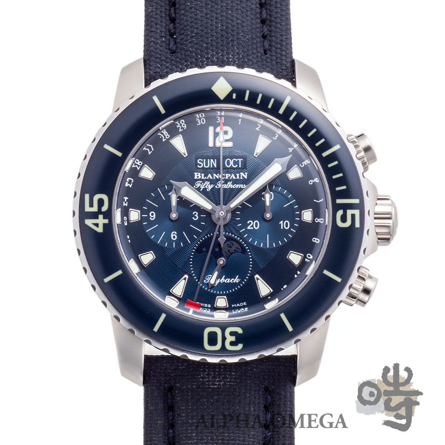 ブランパン フィフティ ファゾムス フライバッククロノグラフ