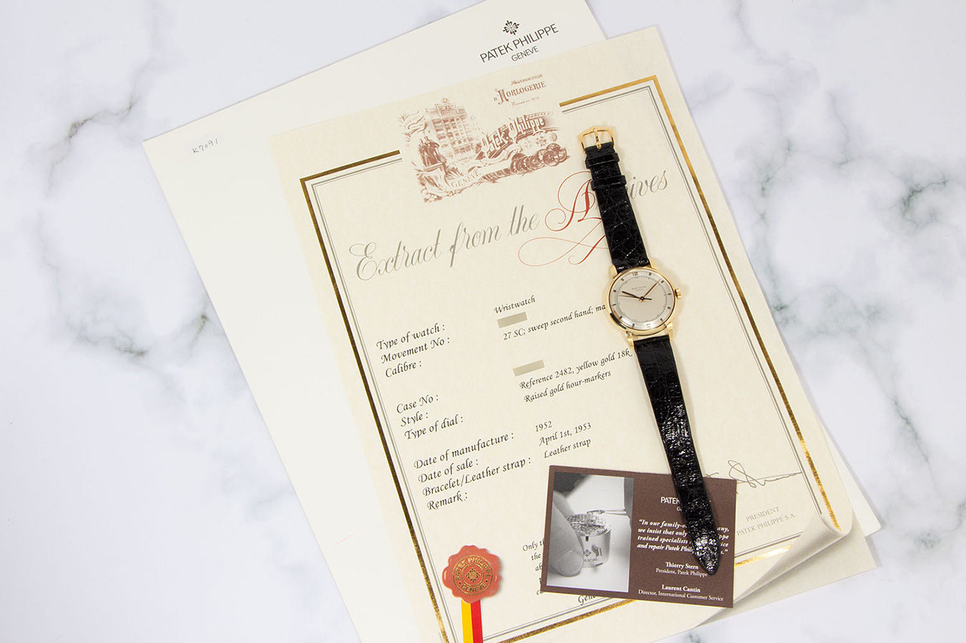 パテック フィリップ カラトラバ Ref.2482 Cal.27SC 1952年 k7091-01