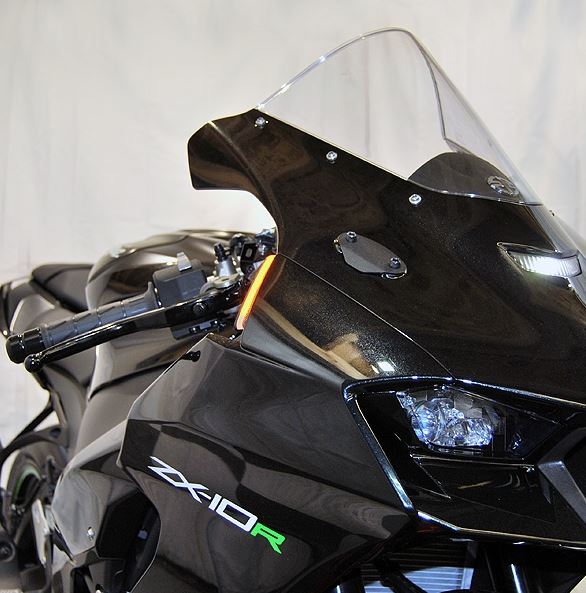 NRC製 ZX-10R (21-)用 ポリカーボネイト LEDウィンカー｜AxxL