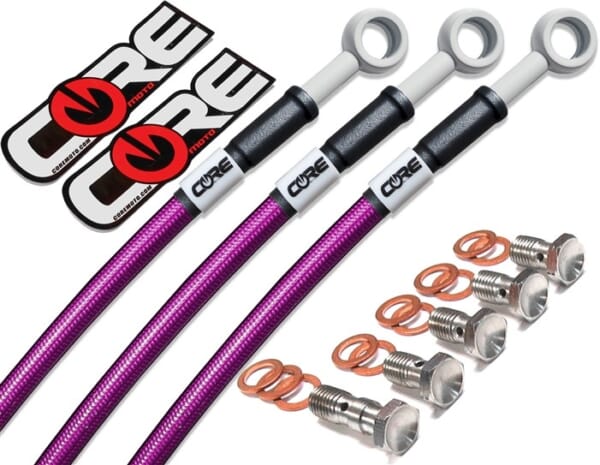 ZX6R-ABS用 ブレーキホースの色を変えられます！｜AxxL