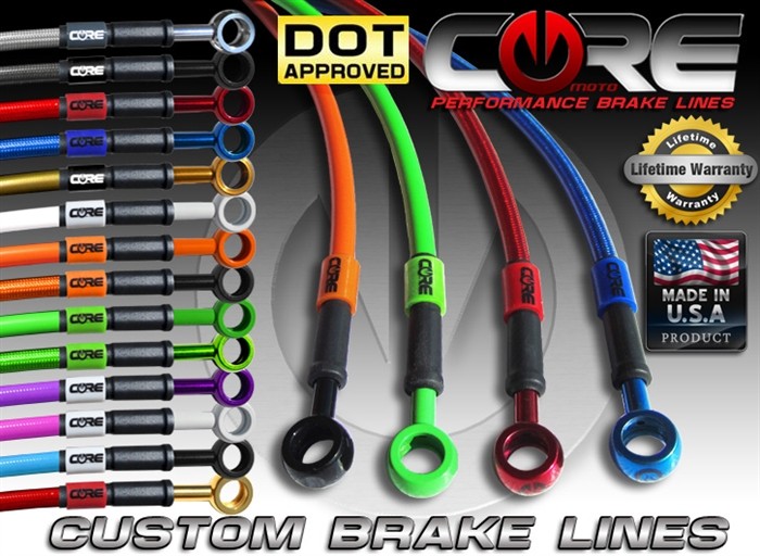 ZX-9Rブレーキホースの色を変えられます！｜AxxL