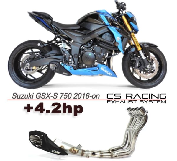 GSX750にMOTOGPのようなサイド出しマフラーでかっこよく！｜AxxL